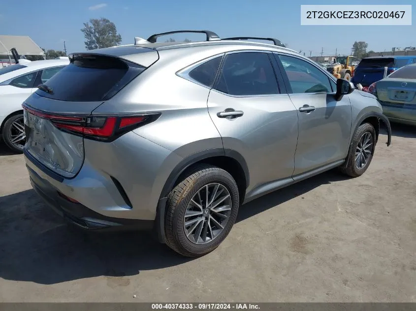 2T2GKCEZ3RC020467 2024 Lexus Nx 350H Premium