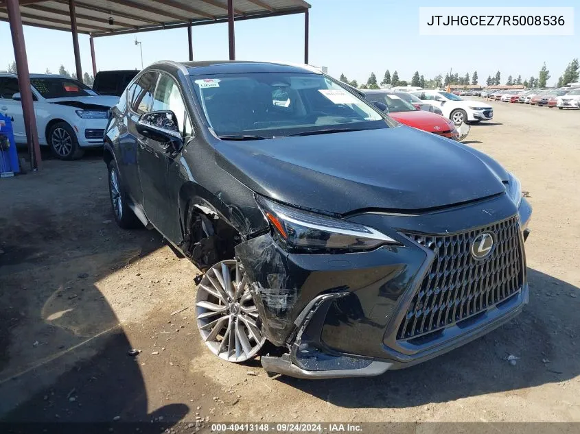 2024 Lexus Nx 350 Luxury VIN: JTJHGCEZ7R5008536 Lot: 40413148