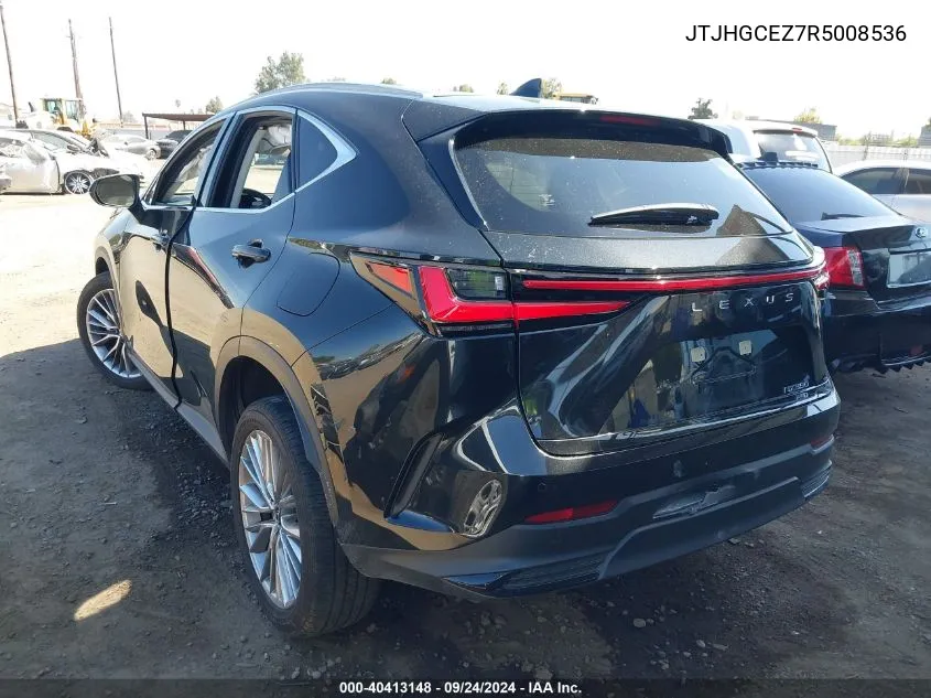 2024 Lexus Nx 350 Luxury VIN: JTJHGCEZ7R5008536 Lot: 40413148