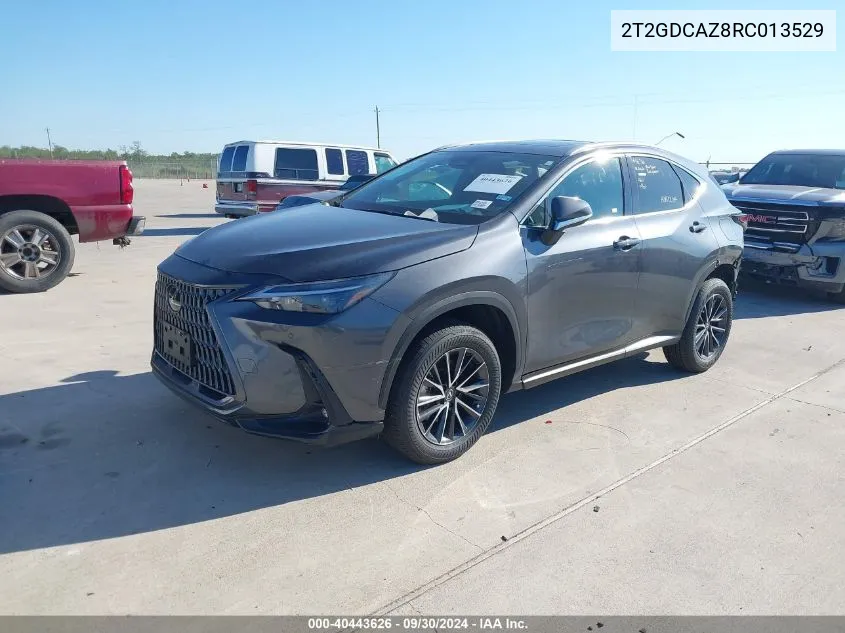 2T2GDCAZ8RC013529 2024 Lexus Nx 250 Premium