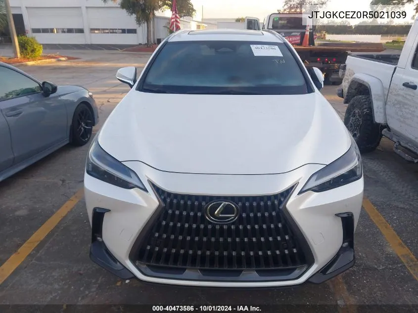 2024 Lexus Nx 350H Premium VIN: JTJGKCEZ0R5021039 Lot: 40473586