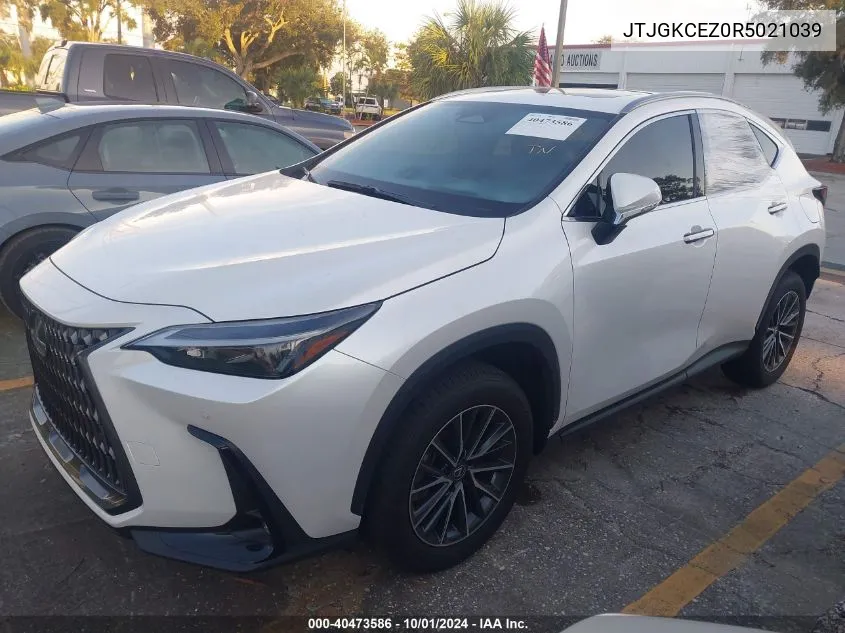 2024 Lexus Nx 350H Premium VIN: JTJGKCEZ0R5021039 Lot: 40473586