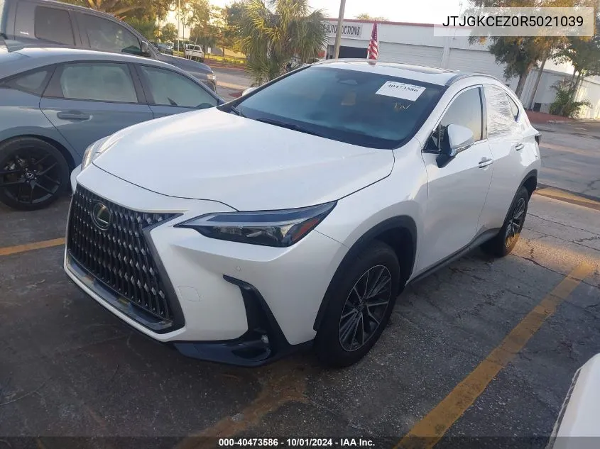 2024 Lexus Nx 350H Premium VIN: JTJGKCEZ0R5021039 Lot: 40473586