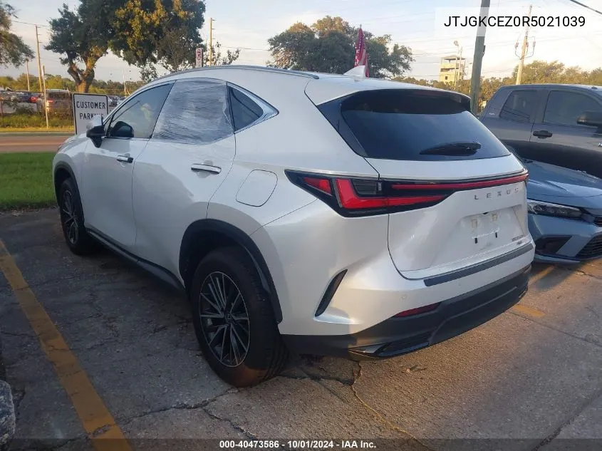 2024 Lexus Nx 350H Premium VIN: JTJGKCEZ0R5021039 Lot: 40473586