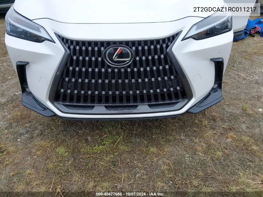 2024 Lexus Nx 250 Premium VIN: 2T2GDCAZ1RC011217 Lot: 40477686