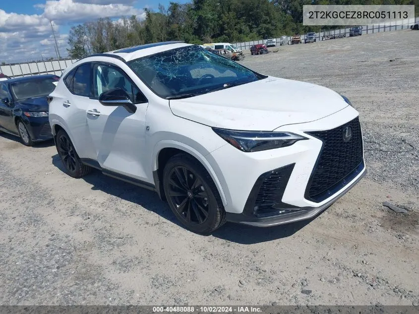 2T2KGCEZ8RC051113 2024 Lexus Nx 350 F Sport Handling