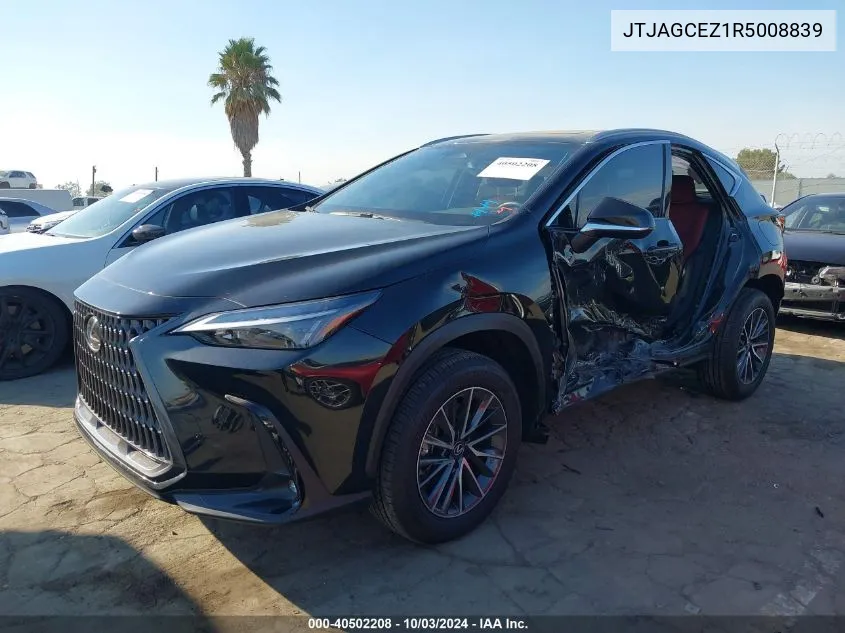 2024 Lexus Nx 350 VIN: JTJAGCEZ1R5008839 Lot: 40502208