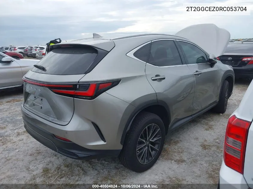 2024 Lexus Nx 350 Premium VIN: 2T2GGCEZ0RC053704 Lot: 40504824