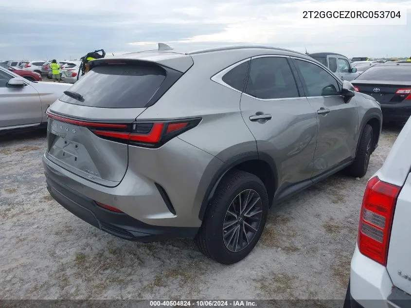 2024 Lexus Nx 350 Premium VIN: 2T2GGCEZ0RC053704 Lot: 40504824