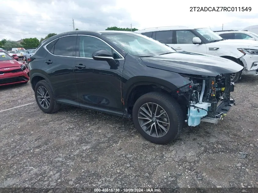 2024 Lexus Nx 250 VIN: 2T2ADCAZ7RC011549 Lot: 40515738