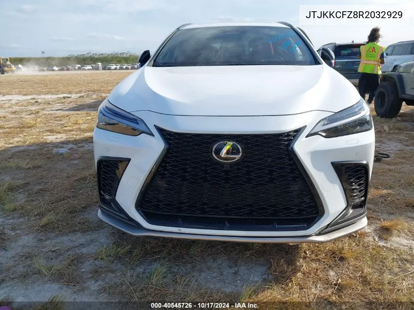 2024 Lexus Nx 450H Luxury/450H F Sport VIN: JTJKKCFZ8R2032929 Lot: 40545726