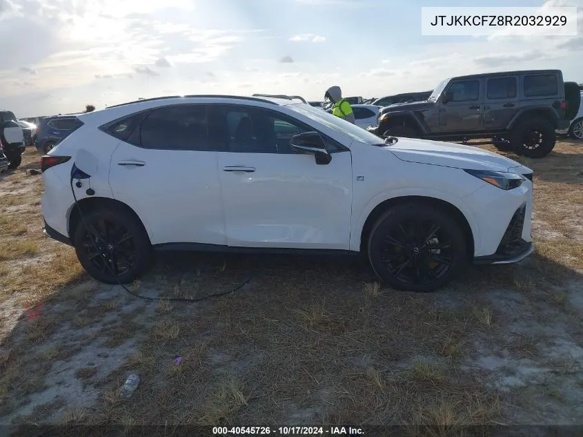 2024 Lexus Nx 450H Luxury/450H F Sport VIN: JTJKKCFZ8R2032929 Lot: 40545726