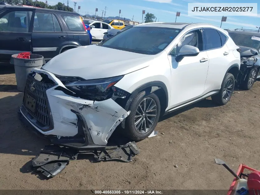 2024 Lexus Nx 350H VIN: JTJAKCEZ4R2025277 Lot: 40553305