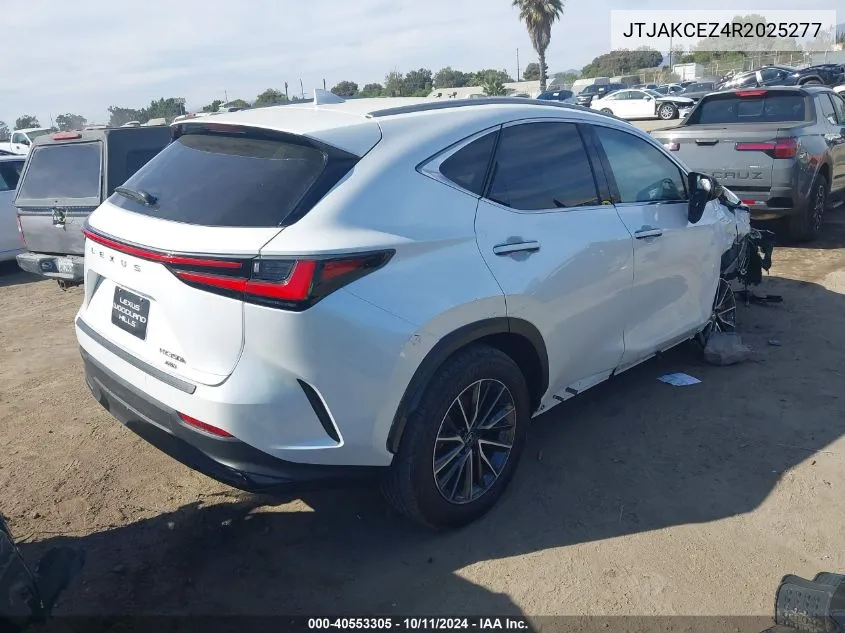 2024 Lexus Nx 350H VIN: JTJAKCEZ4R2025277 Lot: 40553305