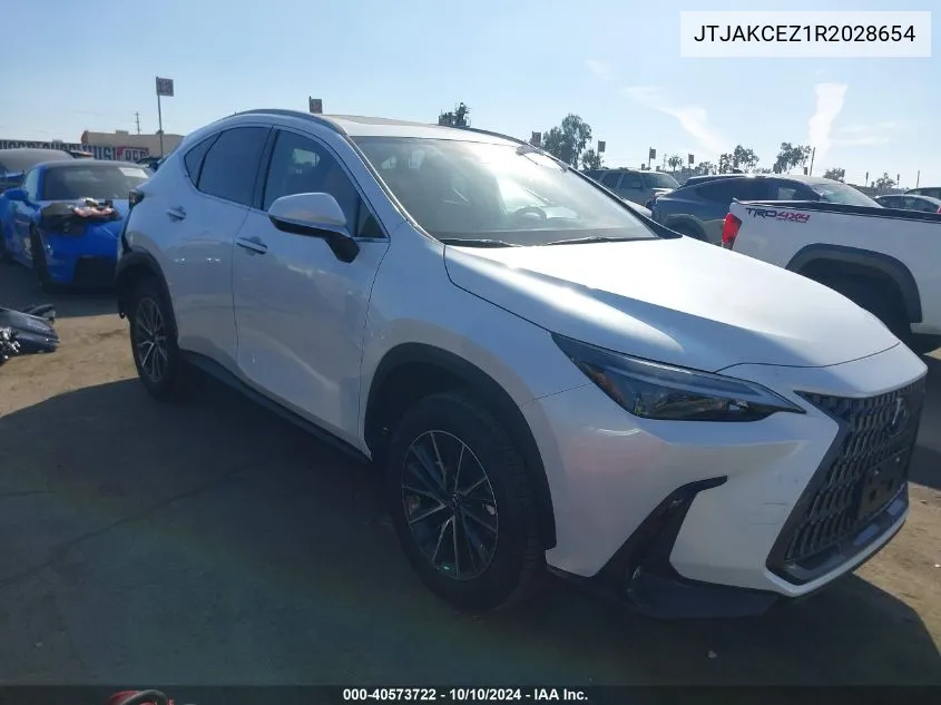 2024 Lexus Nx 350H VIN: JTJAKCEZ1R2028654 Lot: 40573722