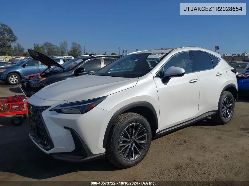 2024 Lexus Nx 350H VIN: JTJAKCEZ1R2028654 Lot: 40573722