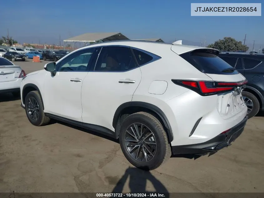 2024 Lexus Nx 350H VIN: JTJAKCEZ1R2028654 Lot: 40573722