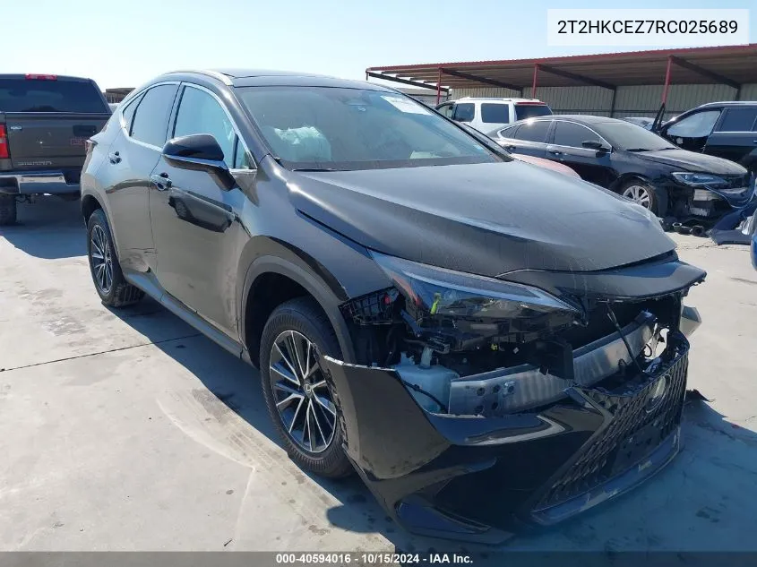 2024 Lexus Nx 350H Luxury VIN: 2T2HKCEZ7RC025689 Lot: 40594016