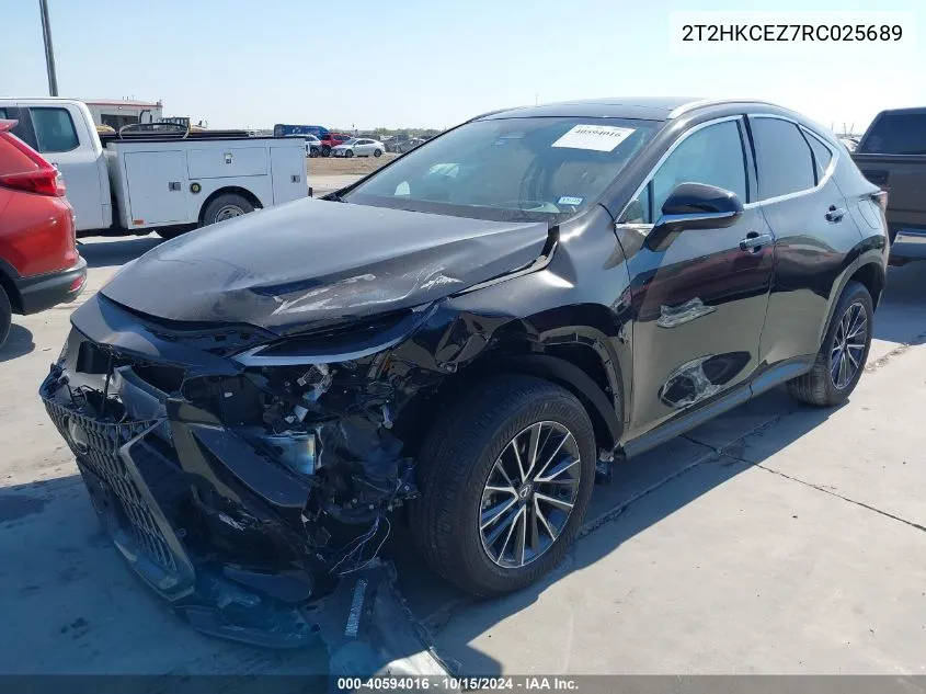 2024 Lexus Nx 350H Luxury VIN: 2T2HKCEZ7RC025689 Lot: 40594016