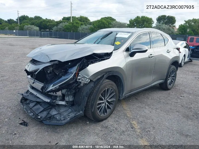 2T2ADCAZ3RC007935 2024 Lexus Nx 250