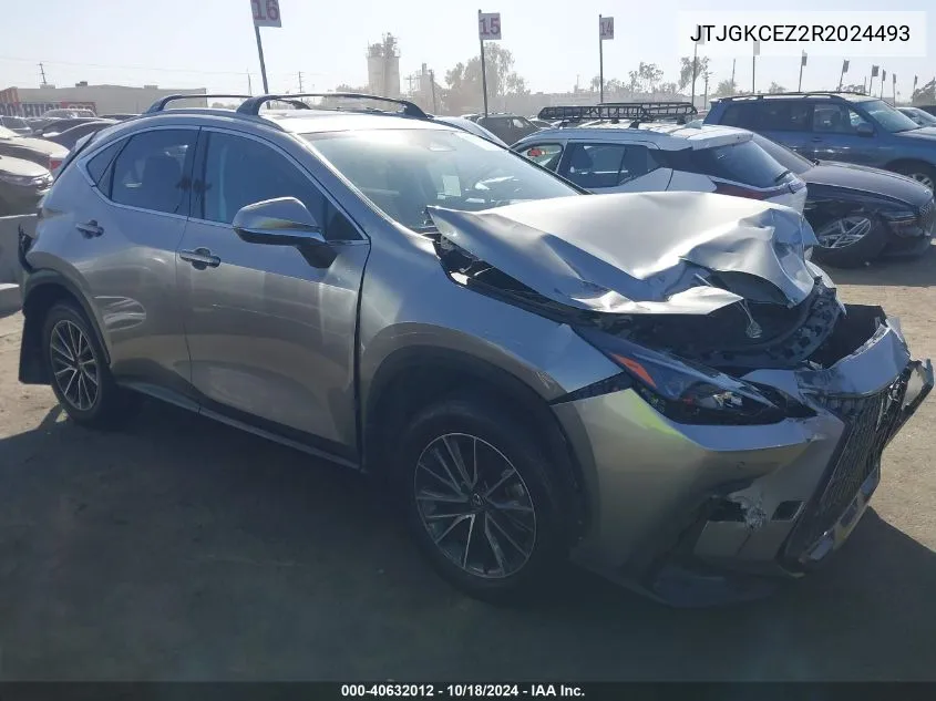 2024 Lexus Nx 350H Premium VIN: JTJGKCEZ2R2024493 Lot: 40632012