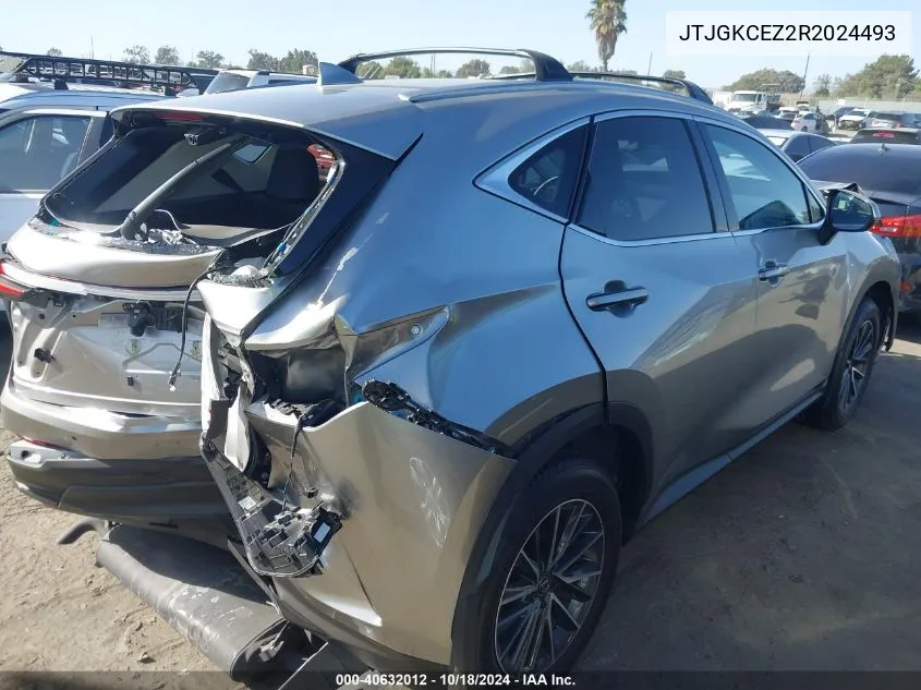 2024 Lexus Nx 350H Premium VIN: JTJGKCEZ2R2024493 Lot: 40632012