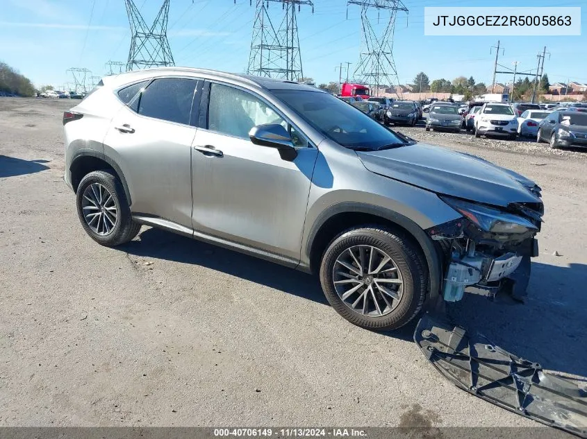 2024 Lexus Nx 350 Premium VIN: JTJGGCEZ2R5005863 Lot: 40706149