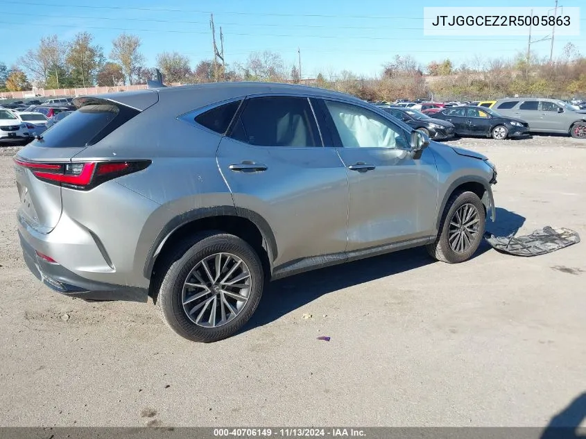 2024 Lexus Nx 350 Premium VIN: JTJGGCEZ2R5005863 Lot: 40706149