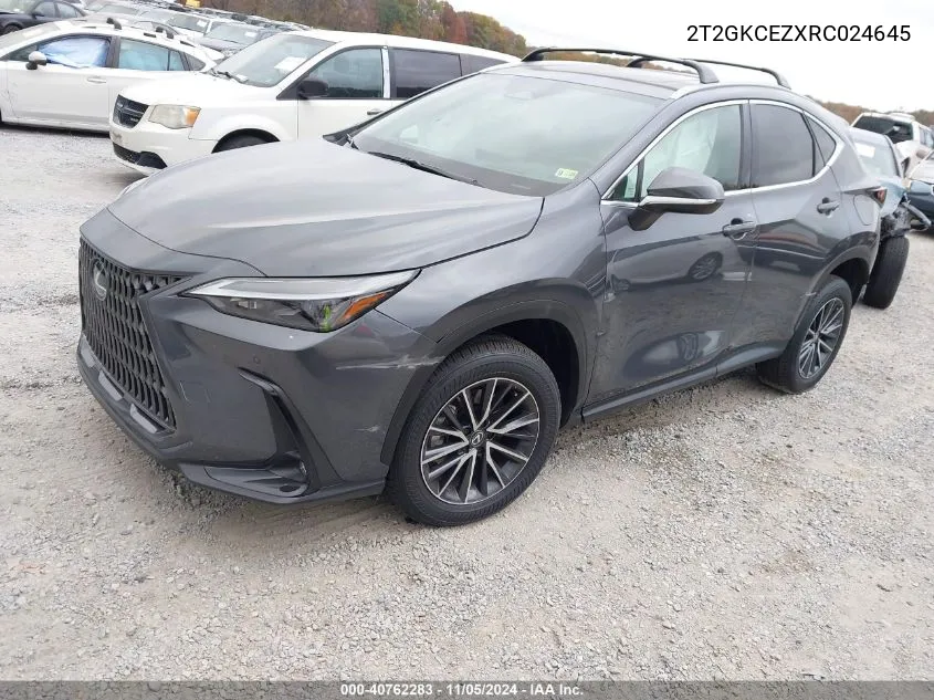 2T2GKCEZXRC024645 2024 Lexus Nx 350H Premium