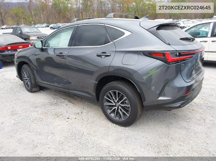 2T2GKCEZXRC024645 2024 Lexus Nx 350H Premium