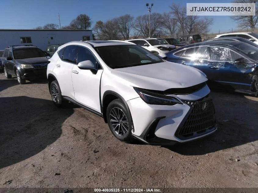 2024 Lexus Nx 350H VIN: JTJAKCEZ7R5018242 Lot: 40835325