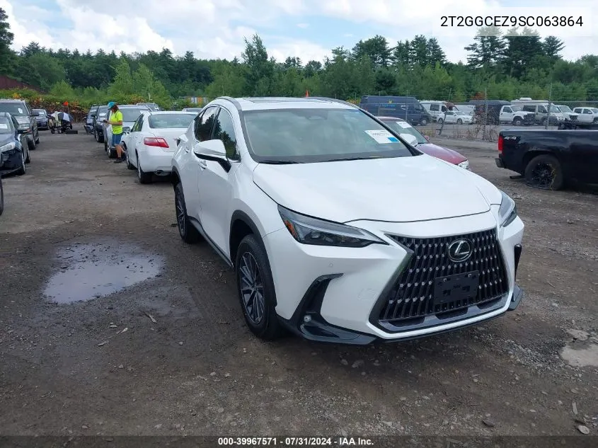 2025 Lexus Nx 350 Premium VIN: 2T2GGCEZ9SC063864 Lot: 39967571