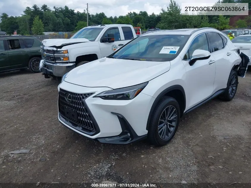 2025 Lexus Nx 350 Premium VIN: 2T2GGCEZ9SC063864 Lot: 39967571