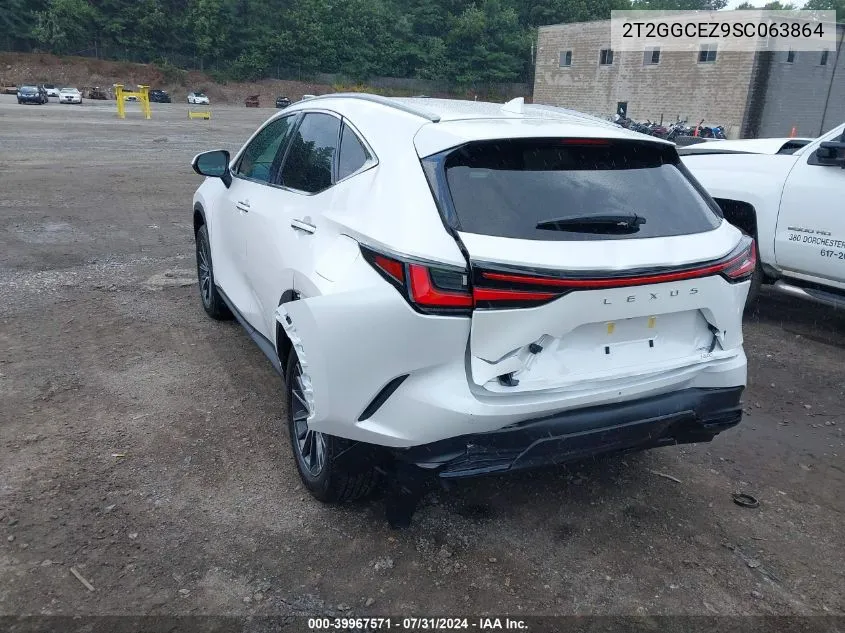 2025 Lexus Nx 350 Premium VIN: 2T2GGCEZ9SC063864 Lot: 39967571