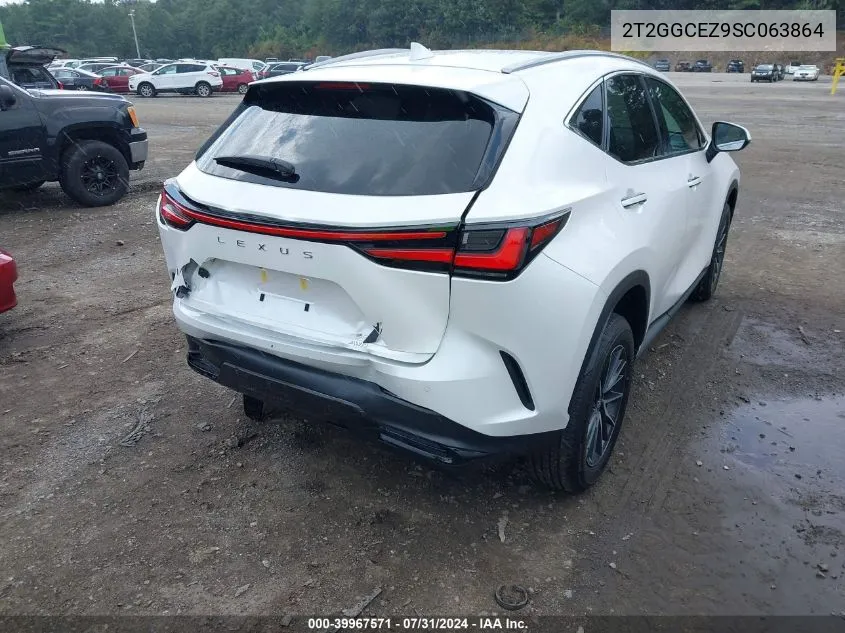 2025 Lexus Nx 350 Premium VIN: 2T2GGCEZ9SC063864 Lot: 39967571