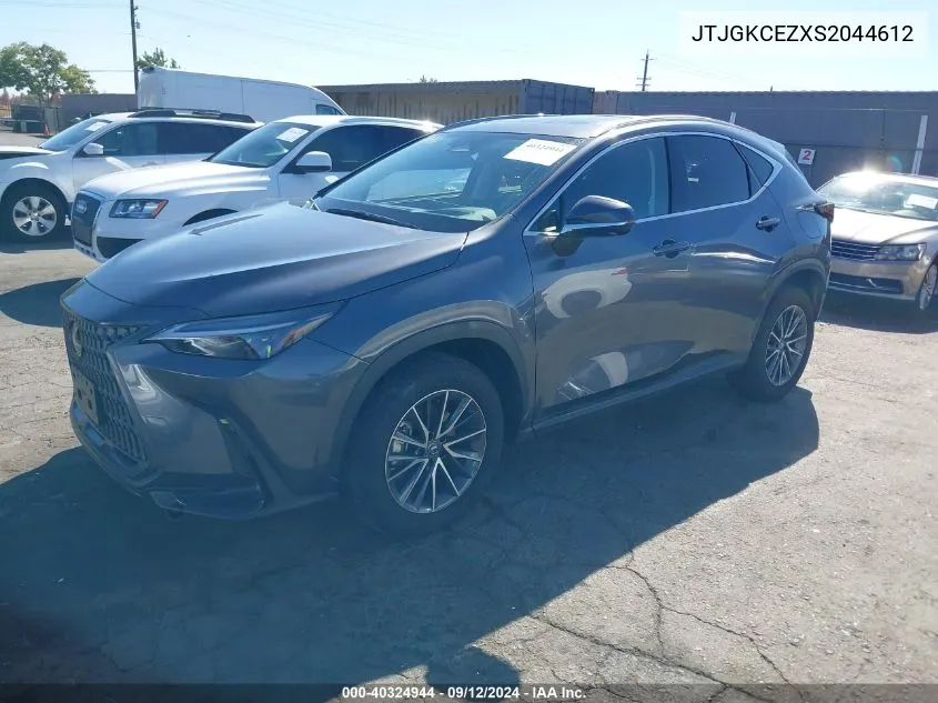 JTJGKCEZXS2044612 2025 Lexus Nx 350H Premium