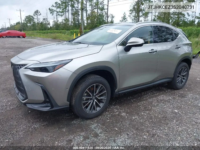 2025 Lexus Nx 350H 350H Base/350H Premium/35 VIN: JTJHKCEZ3S2040731 Lot: 40411534