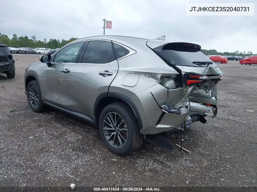 2025 Lexus Nx 350H 350H Base/350H Premium/35 VIN: JTJHKCEZ3S2040731 Lot: 40411534