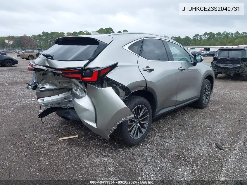 2025 Lexus Nx 350H 350H Base/350H Premium/35 VIN: JTJHKCEZ3S2040731 Lot: 40411534