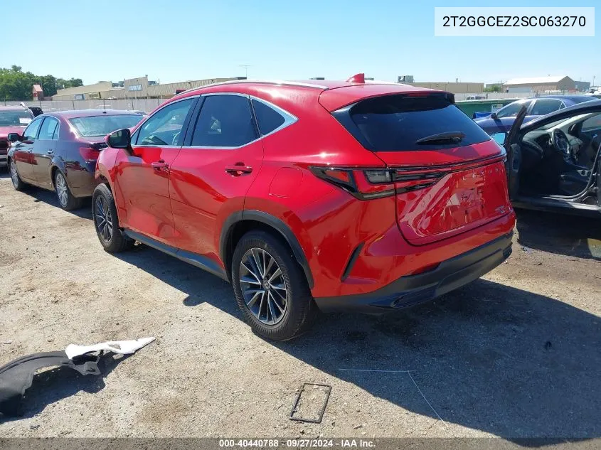 2T2GGCEZ2SC063270 2025 Lexus Nx 350 Premium