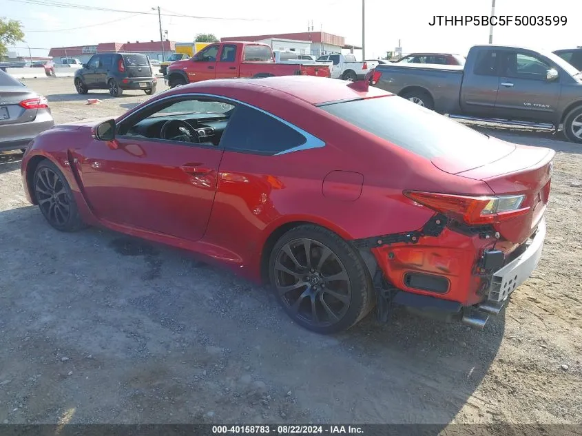 JTHHP5BC5F5003599 2015 Lexus Rc F