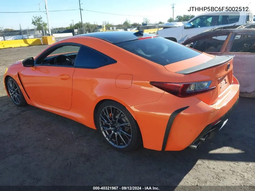 JTHHP5BC6F5002512 2015 Lexus Rc F