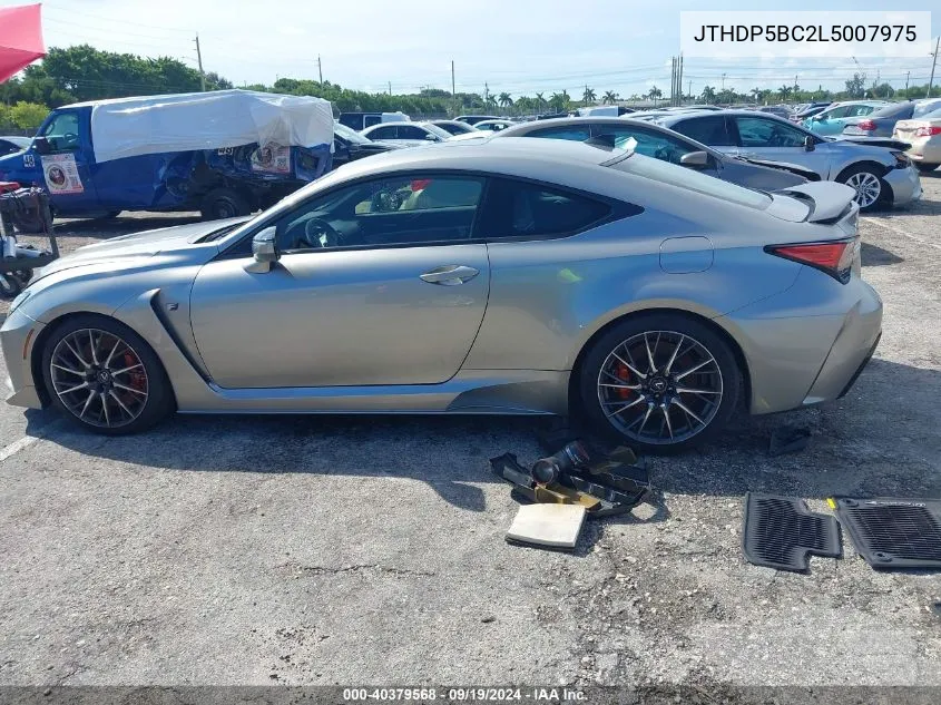 2020 Lexus Rc F VIN: JTHDP5BC2L5007975 Lot: 40379568