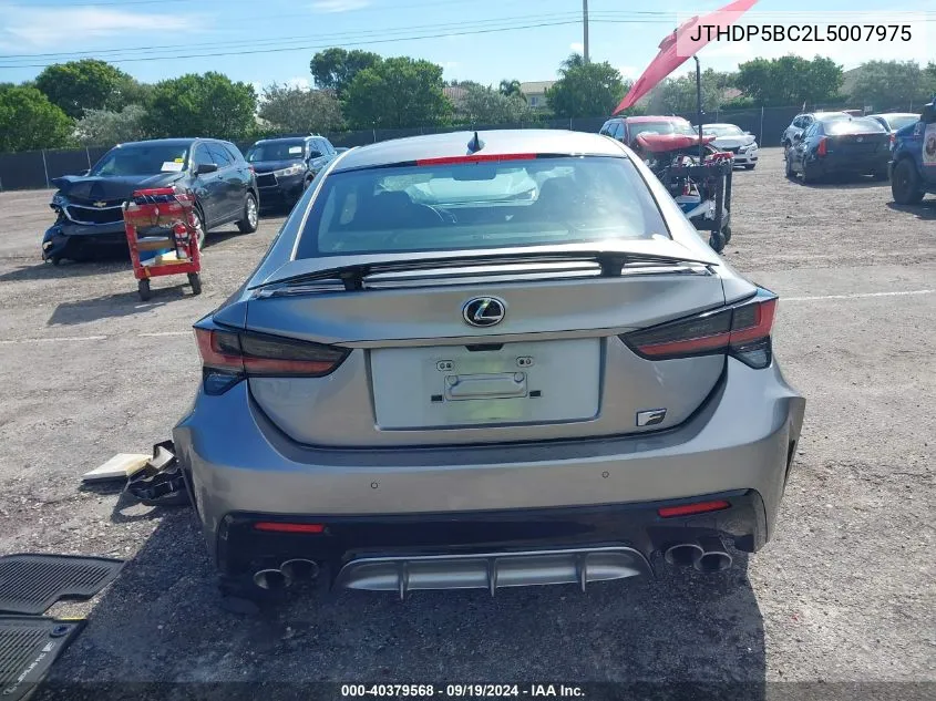 2020 Lexus Rc F VIN: JTHDP5BC2L5007975 Lot: 40379568