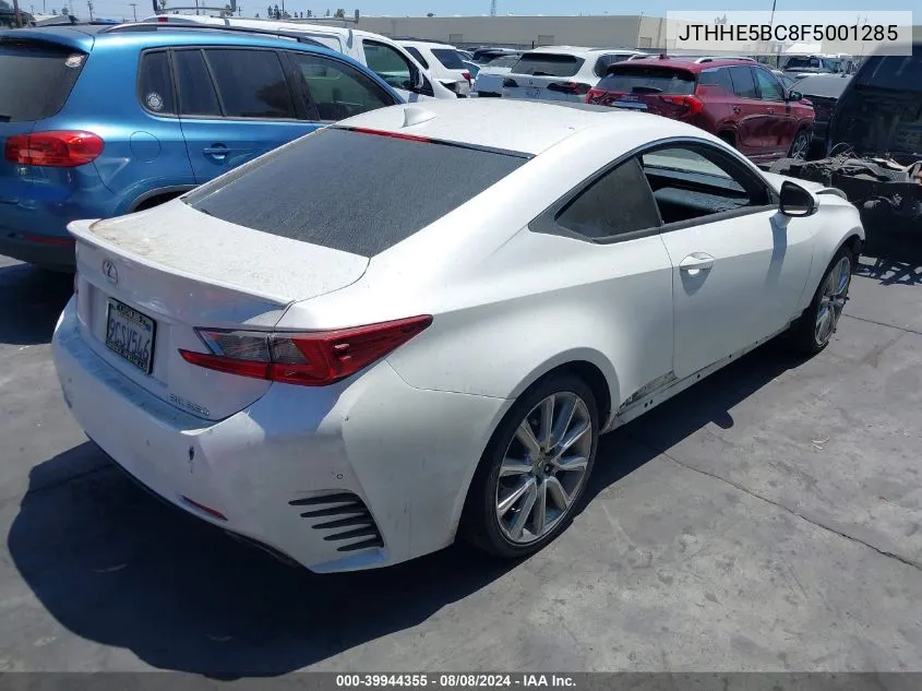 JTHHE5BC8F5001285 2015 Lexus Rc 350