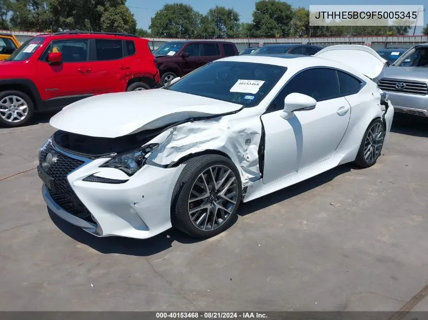 JTHHE5BC9F5005345 2015 Lexus Rc 350