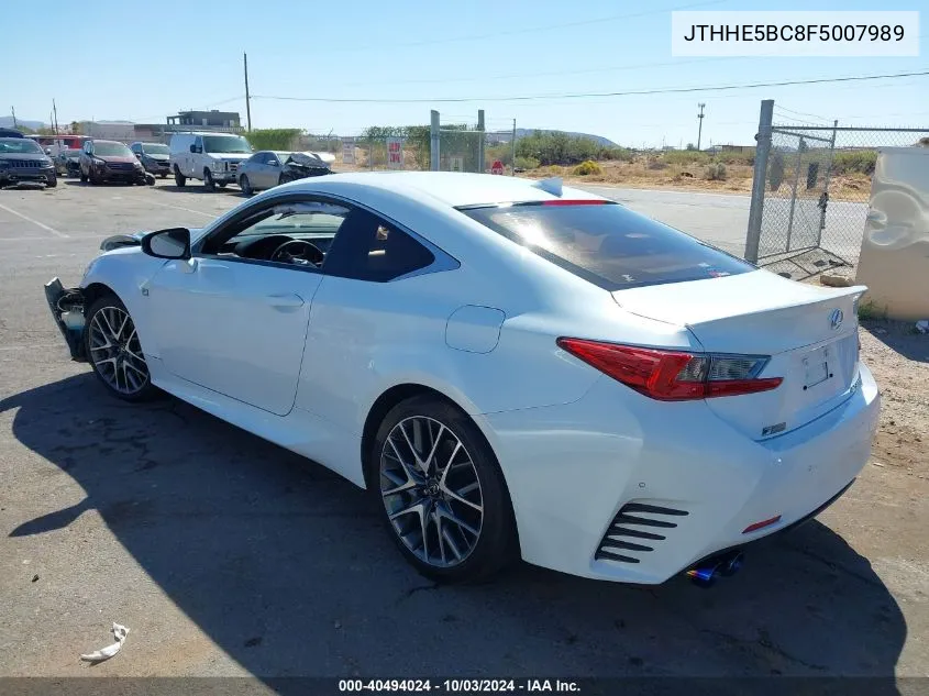 JTHHE5BC8F5007989 2015 Lexus Rc 350