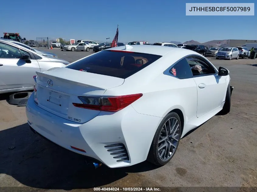 JTHHE5BC8F5007989 2015 Lexus Rc 350