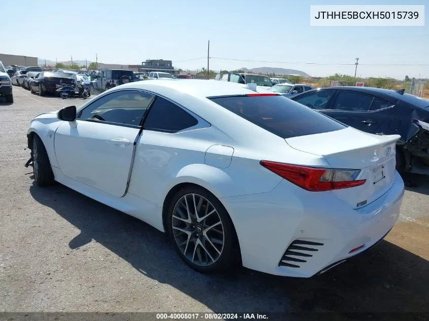 JTHHE5BCXH5015739 2017 Lexus Rc 350