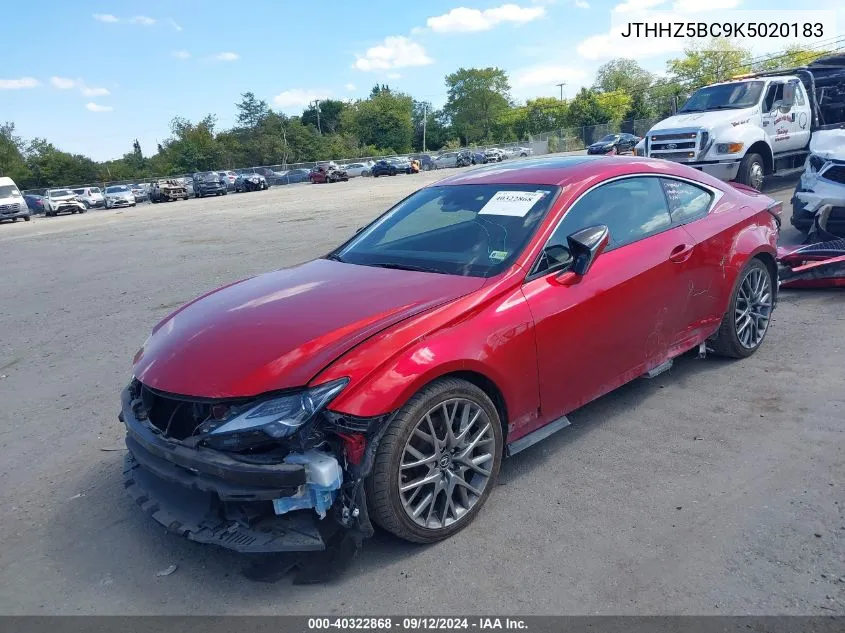 JTHHZ5BC9K5020183 2019 Lexus Rc 350 350